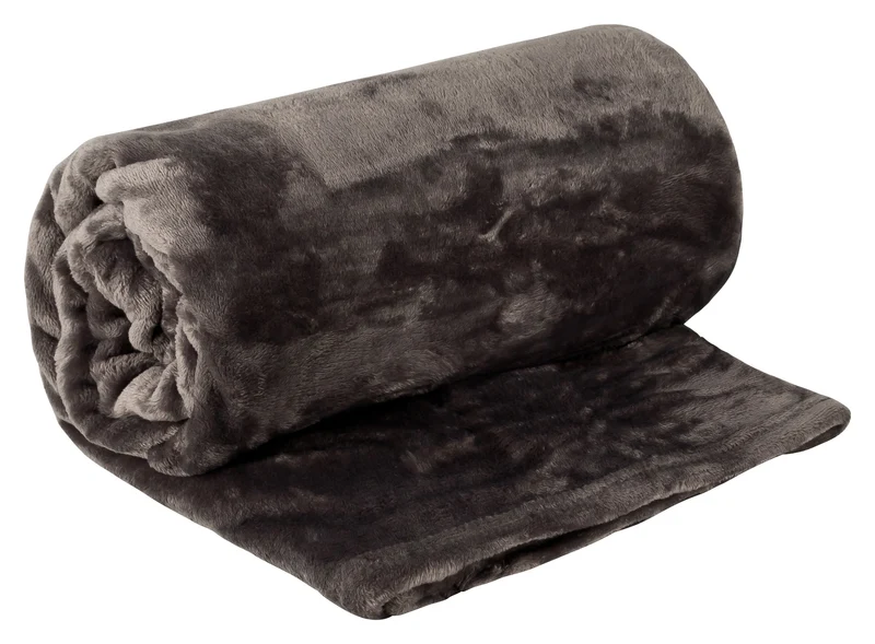 Cashmere Touch Flanell Kuscheldecke Wohndecke uni 150x200 cm MOON