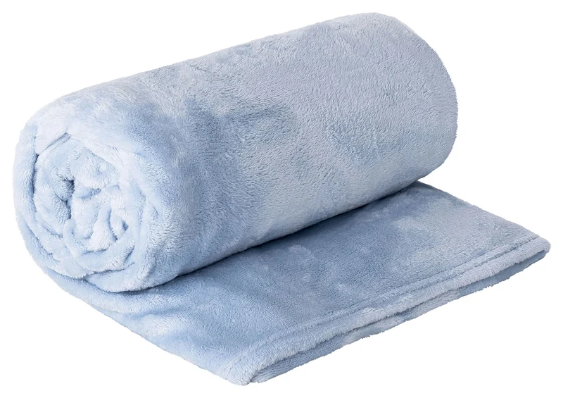 Cashmere Touch Flanell Kuscheldecke Wohndecke uni 150x200 cm MOON