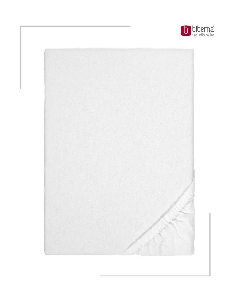 biberna Feinbiber-Stretch Spannbetttuch (0002542)