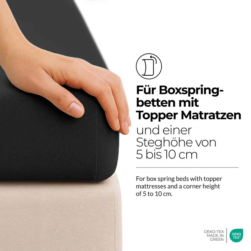 etérea Extra Jersey Topper Spannbettlaken