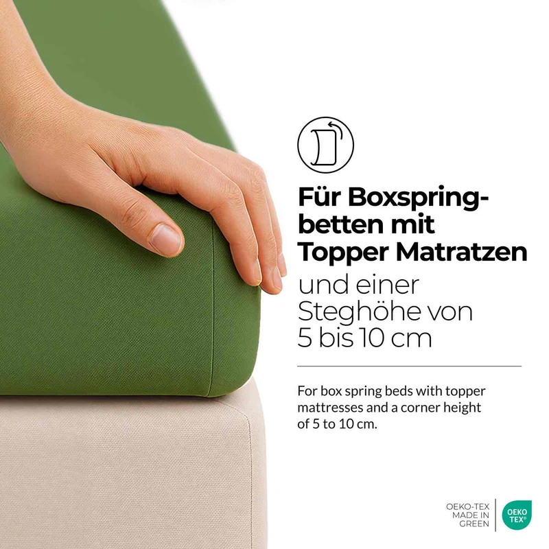 etérea Extra Jersey Topper Spannbettlaken