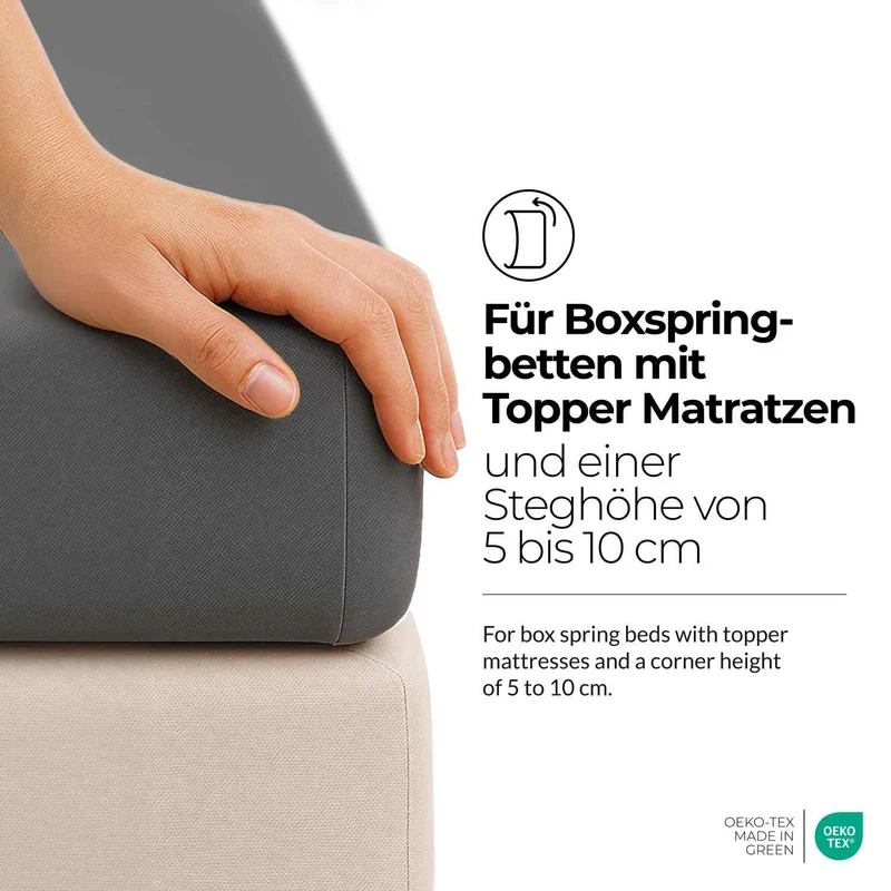 etérea Extra Jersey Topper Spannbettlaken