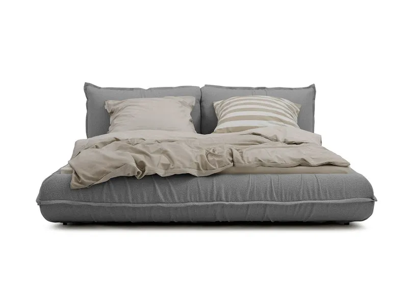 Tom Tailor PILLOW Bett mit Einlegerahmen Boucléstoff