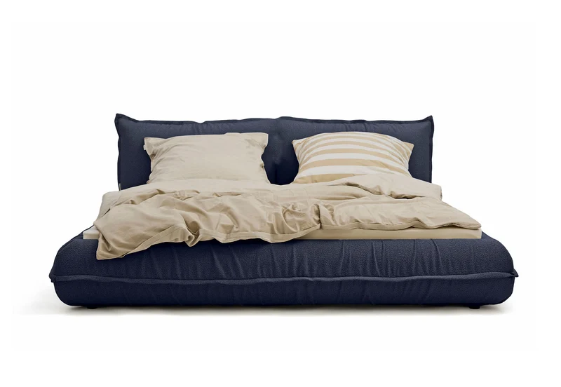 Tom Tailor PILLOW Bett mit Einlegerahmen Boucléstoff
