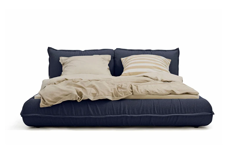 Tom Tailor PILLOW Bett mit Einlegerahmen Boucléstoff