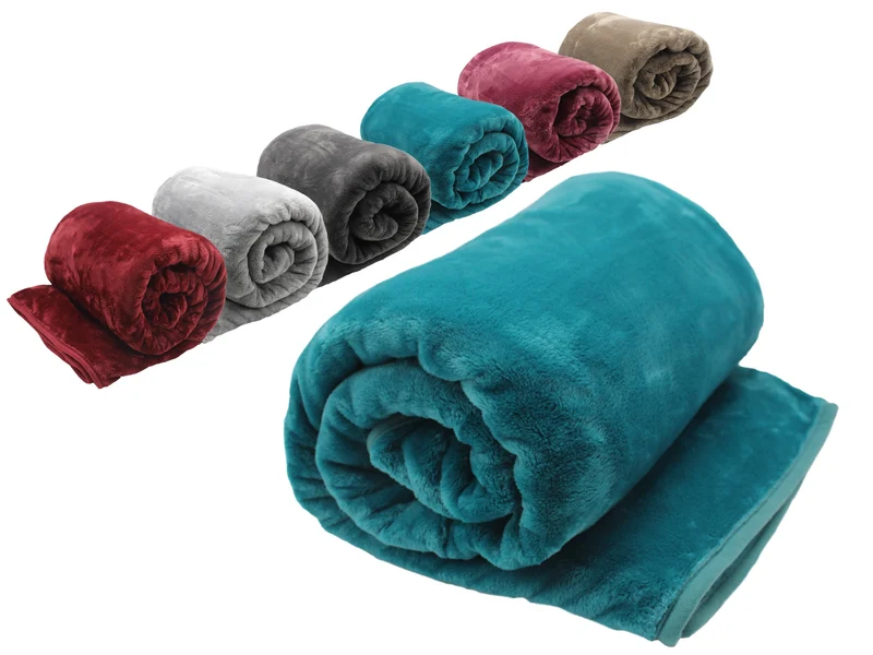 Gözze Kuscheldecke aus 100 % recycelten PET-Flaschen 150x200 Wohndecke