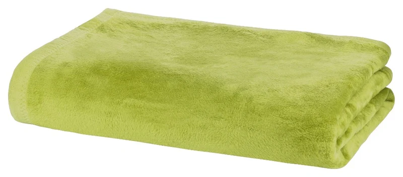 Kuscheldecke 150x200cm Wolldecke einfarbig uni Decke Baumwollmix MOON Classic