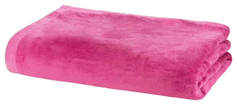 Kuscheldecke 150x200cm Wolldecke einfarbig uni Decke Baumwollmix MOON Classic