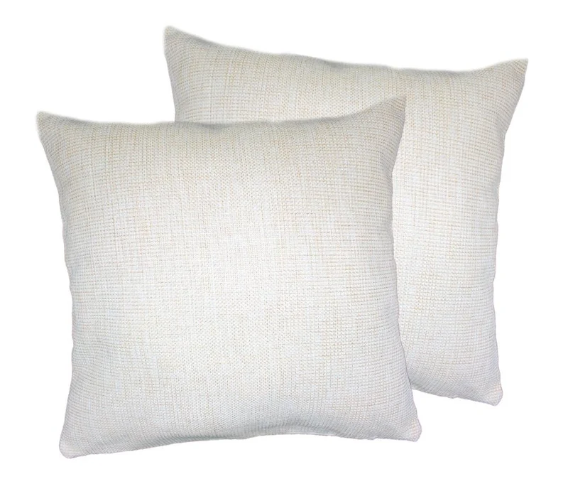MOON-Luxury 2er Pack Kissenhülle Strukturoptik Chenille garngefärbt 50x50 Dallas