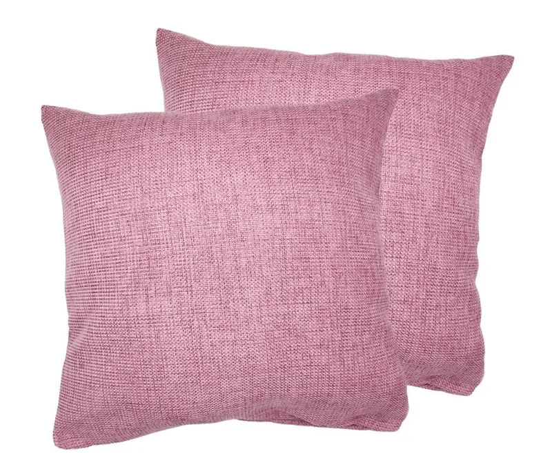 MOON-Luxury 2er Pack Kissenhülle Strukturoptik Chenille garngefärbt 50x50 Dallas