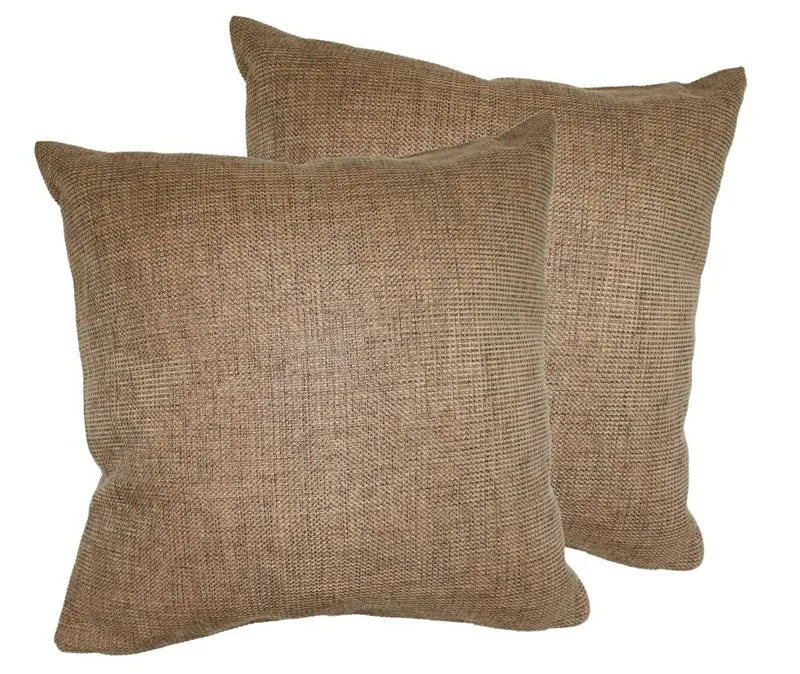 MOON-Luxury 2er Pack Kissenhülle Strukturoptik Chenille garngefärbt 40x40 Dallas