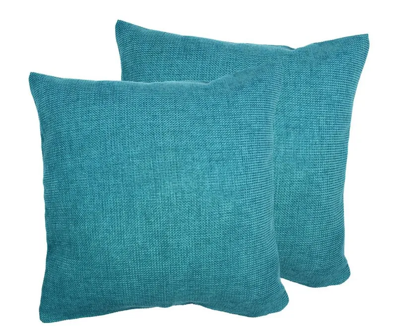 MOON-Luxury 2er Pack Kissenhülle Strukturoptik Chenille garngefärbt 60x60 Dallas