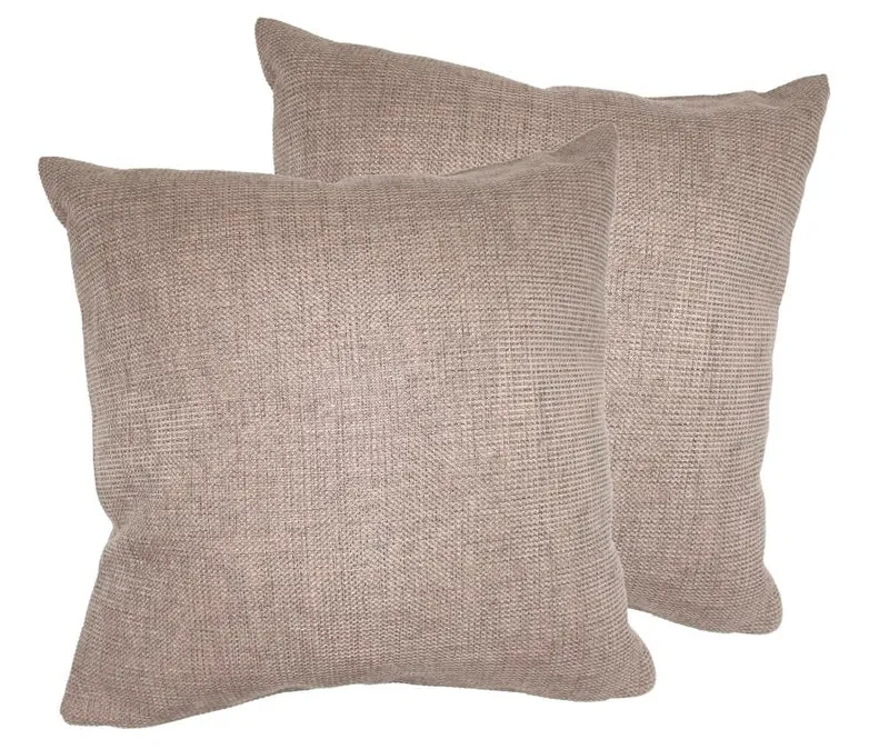 MOON-Luxury 2er Pack Kissenhülle Strukturoptik Chenille garngefärbt 60x60 Dallas