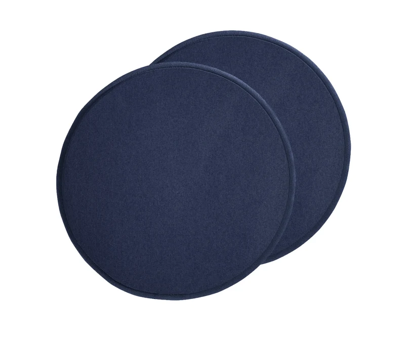 Magma Felt Stuhlkissen Sitzkissen 2er Pack Ø ca. 35cm Filzimitat