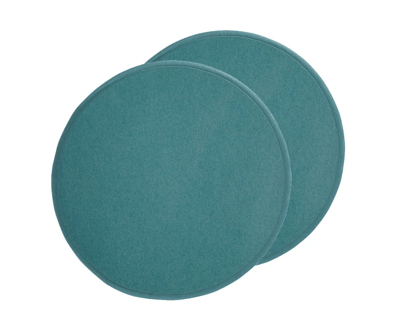 Magma Felt Stuhlkissen Sitzkissen 2er Pack Ø ca. 35cm Filzimitat