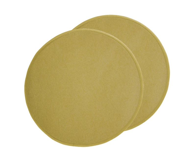 Magma Felt Stuhlkissen Sitzkissen 2er Pack Ø ca. 35cm Filzimitat