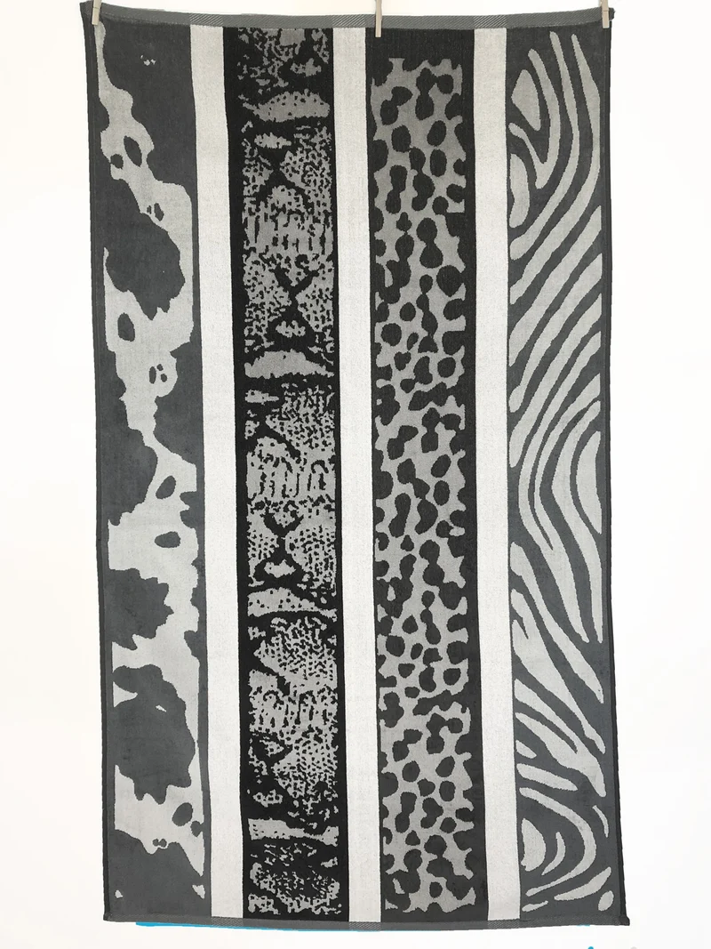 Velours Strandtuch Strandlaken Jacquard 90x170 cm verschiedene Designs