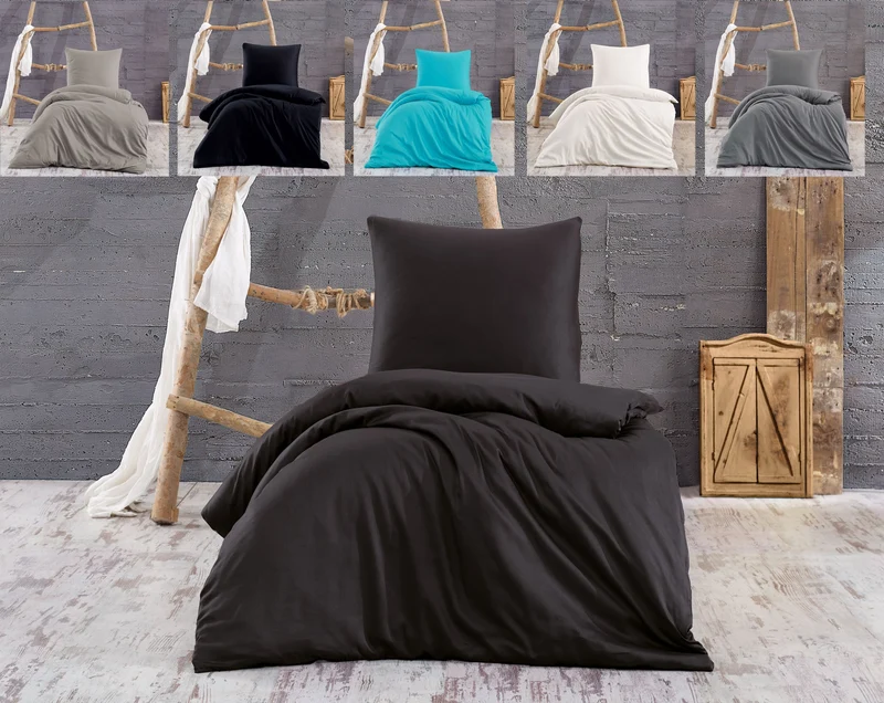 MOON Classic Mako-Satin Bettwäsche 100% Baumwolle