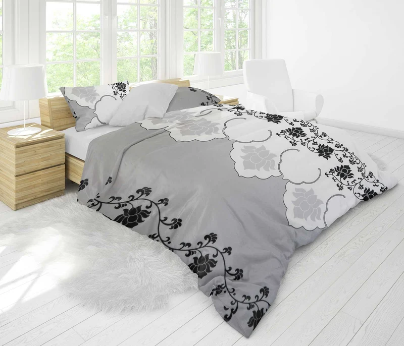 Mako-Satin Bettwäsche 100% Baumwolle YKK Reißverschluss 7315-77 P.K.-Collection