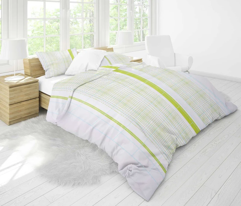 P.K.-Collection Mako-Satin Bettwäsche 100% Baumwolle YKK Reißverschluss 1403-50