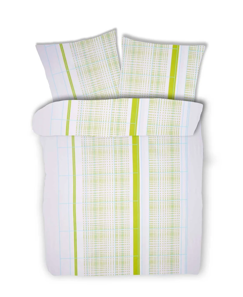 P.K.-Collection Mako-Satin Bettwäsche 100% Baumwolle YKK Reißverschluss 1403-50