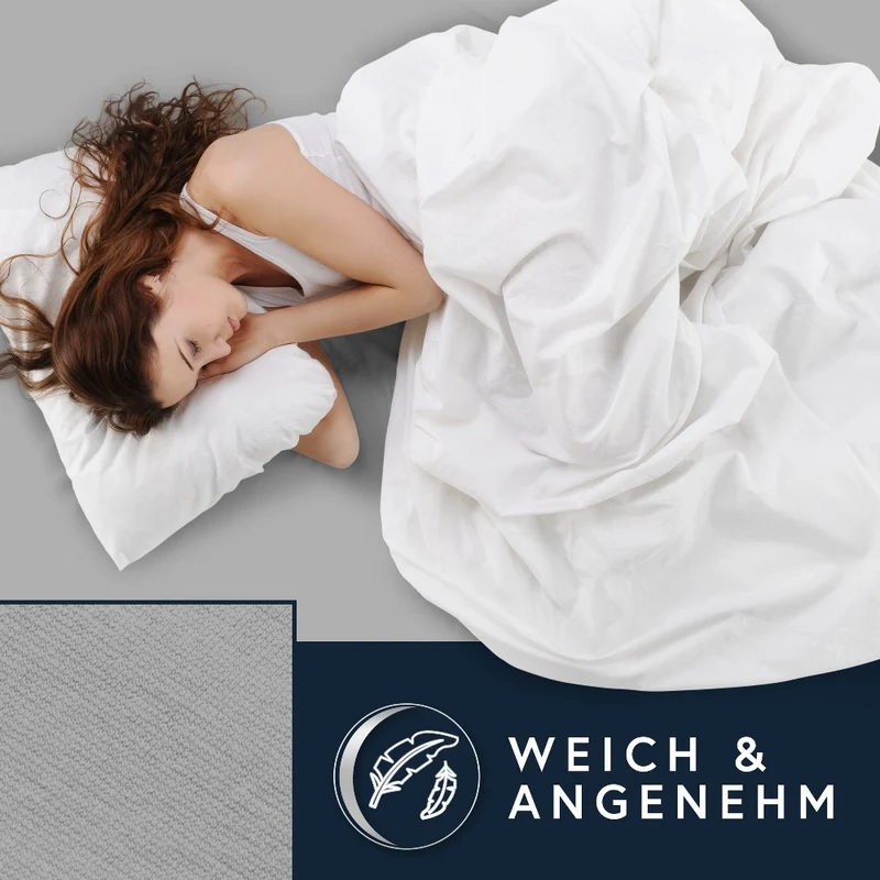 MOON-Luxury Spannbettlaken Jersey Stretch 230g/m² 97% Mako-Baumwolle 3% Elastan