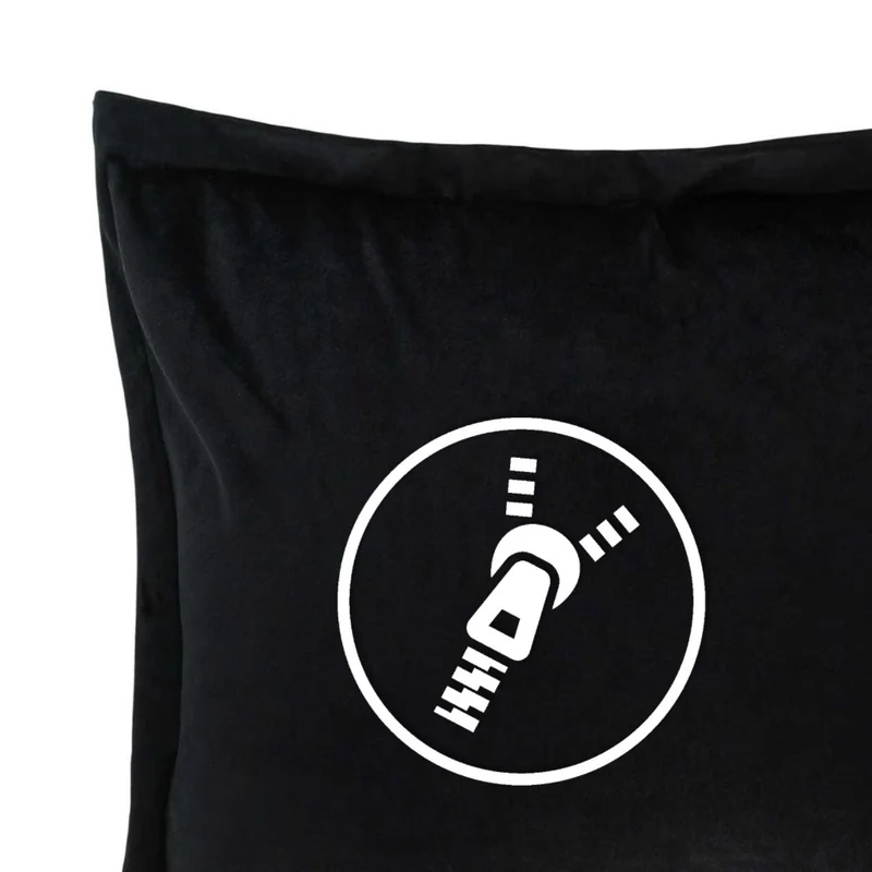 2er Pack Kissenhüllen 30x50 cm Kissenbezüge in edler Samt Optik Moon Flora