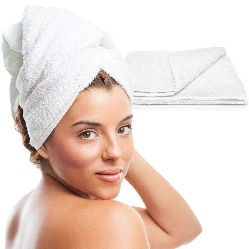 Friseurhandtuch Microfaser Duschtuch Handtuch Gästetuch mit Aufhänger Floringo