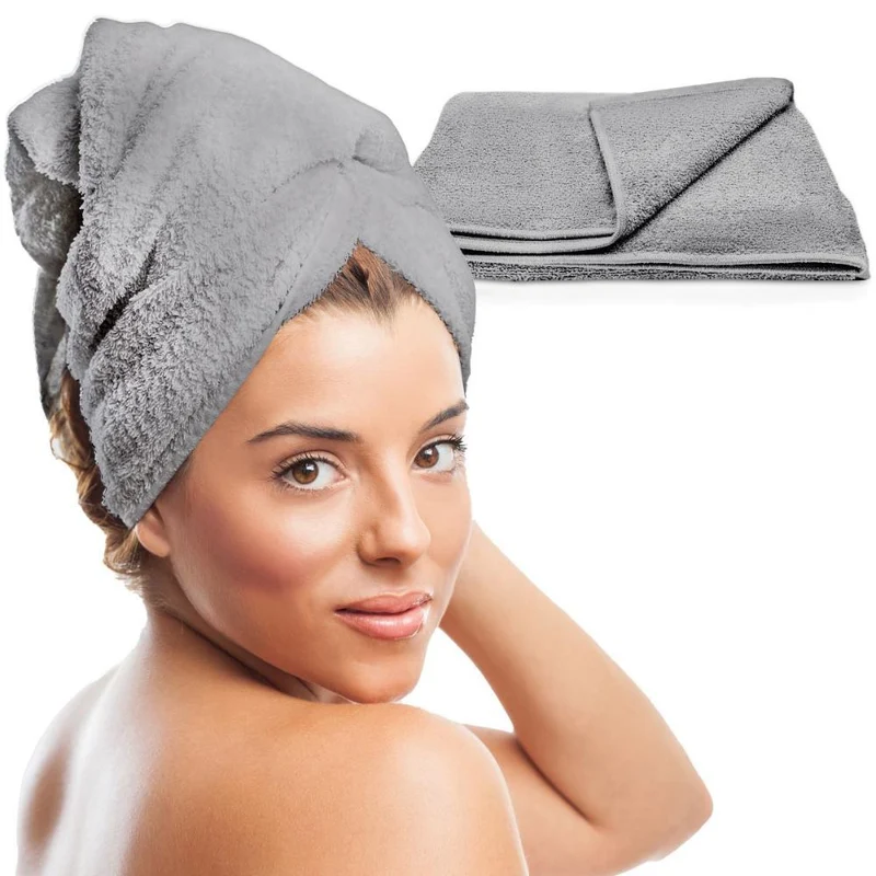 Friseurhandtuch Microfaser Duschtuch Handtuch Gästetuch mit Aufhänger Floringo