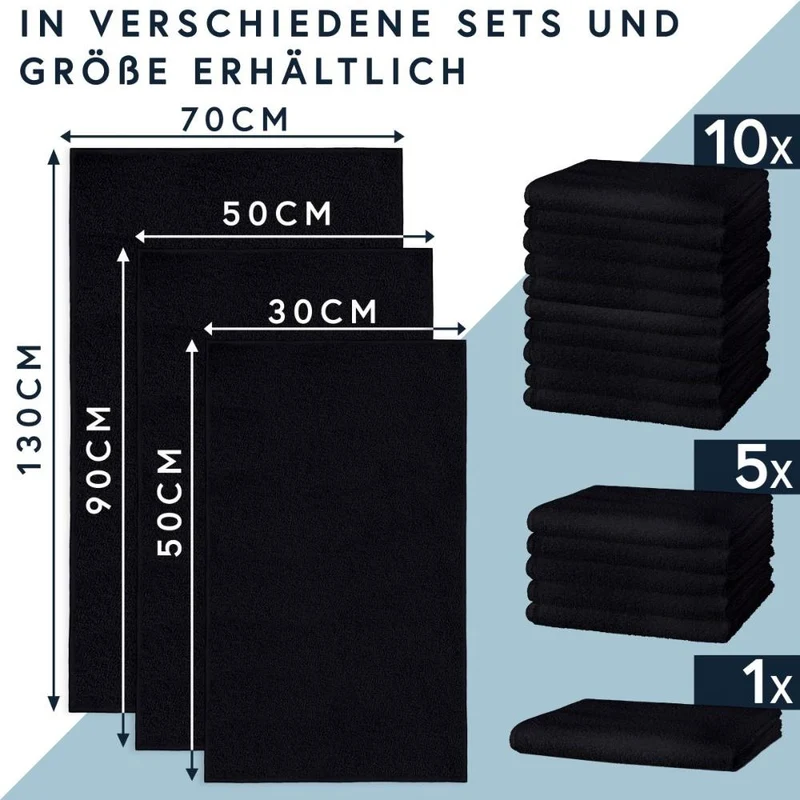 Friseurhandtuch Microfaser Duschtuch Handtuch Gästetuch mit Aufhänger Floringo