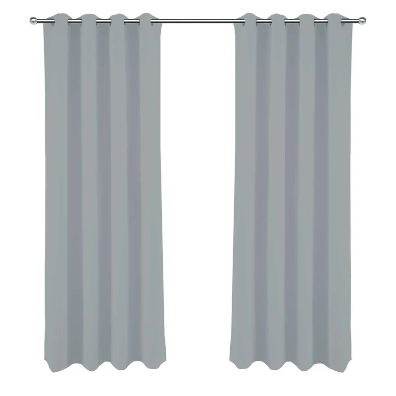 2er Pack Verdunkelungsvorhang 140x245cm Vorhang Verdunkelung Ösen Goldmond London