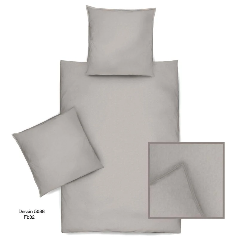Dormisette Winter Bettwäsche Chambray Flanell 135x200 / 80x80