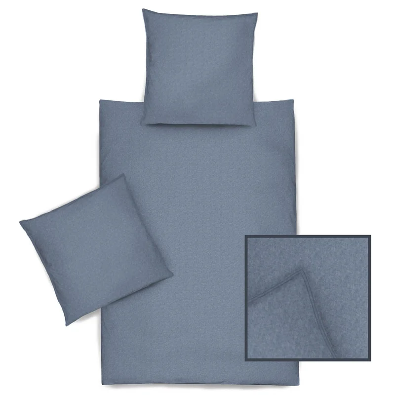 Dormisette Winter Bettwäsche Chambray Flanell 135x200 / 80x80