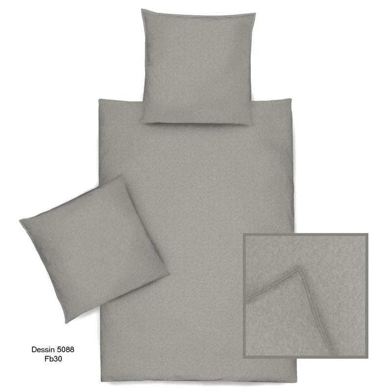 Dormisette Winter Bettwäsche Chambray Flanell 135x200 / 80x80