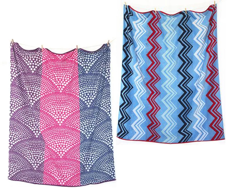 XXL Partner Velours Strandtuch Strandlaken Jacquard 150x180 cm Design