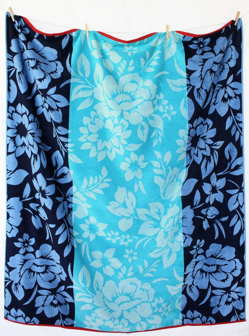 XXL Partner Velours Strandtuch Strandlaken Jacquard 150x180 cm Design
