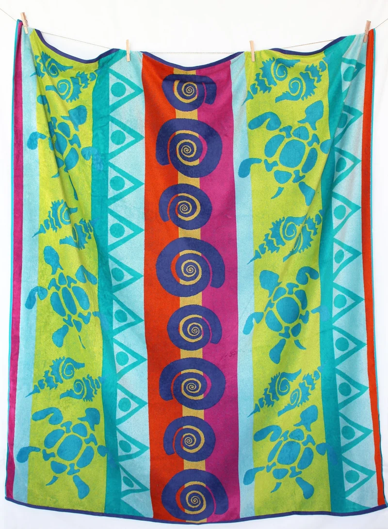 XXL Partner Velours Strandtuch Strandlaken Jacquard 150x180 cm Design