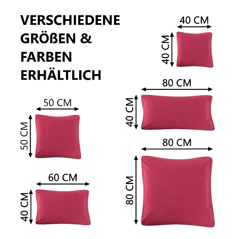 MOON Line-green 2er Pack Kissenbezug Kissenhülle Jersey 160g/m² 100% Baumwolle