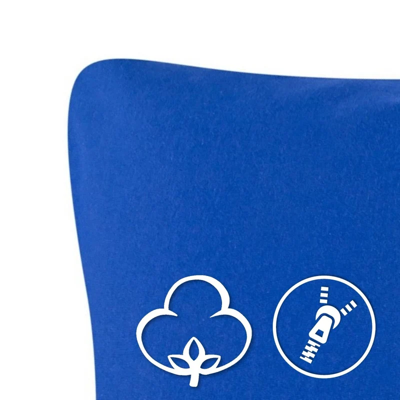 MOON Line-green 2er Pack Kissenbezug Kissenhülle Jersey 160g/m² 100% Baumwolle
