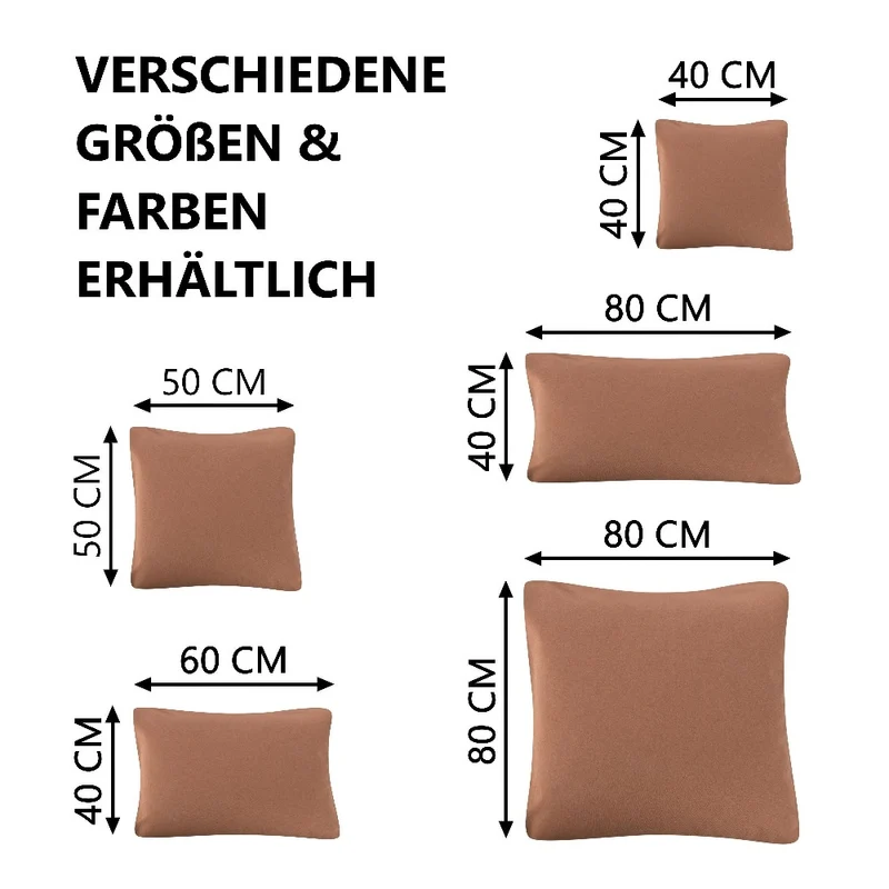 MOON Line-green 2er Pack Kissenbezug Kissenhülle Jersey 160g/m² 100% Baumwolle