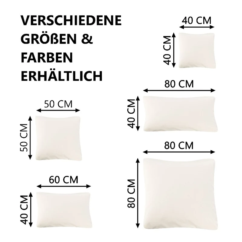 MOON Line-green 2er Pack Kissenbezug Kissenhülle Jersey 160g/m² 100% Baumwolle