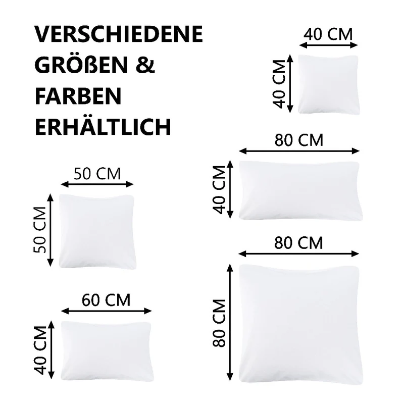 MOON Line-green 2er Pack Kissenbezug Kissenhülle Jersey 160g/m² 100% Baumwolle