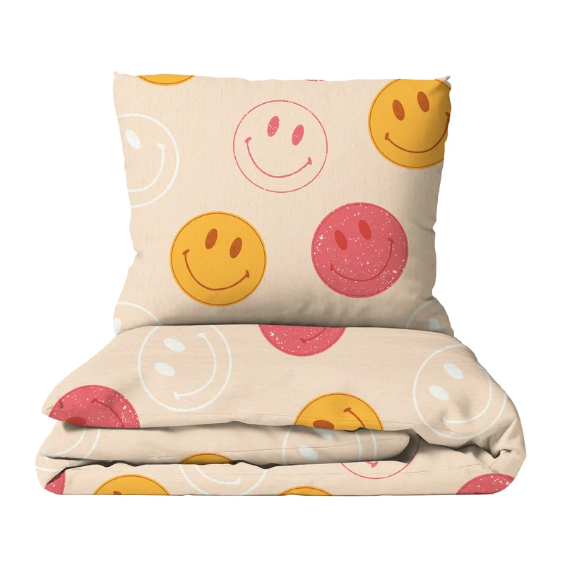 "Smileys" Premium Kinderbettwäsche
