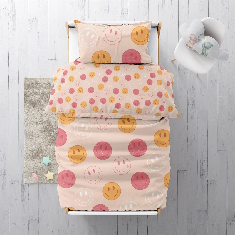 "Smileys" Premium Kinderbettwäsche