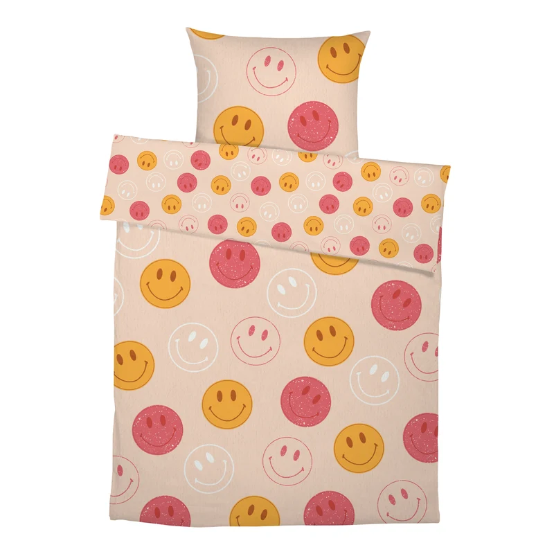 "Smileys" Premium Kinderbettwäsche