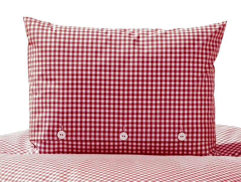 Bettwäsche Red Nose Red Vichy Karo