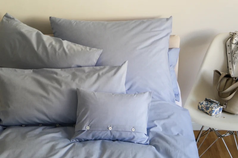 Bettwäsche Chambray River Blue