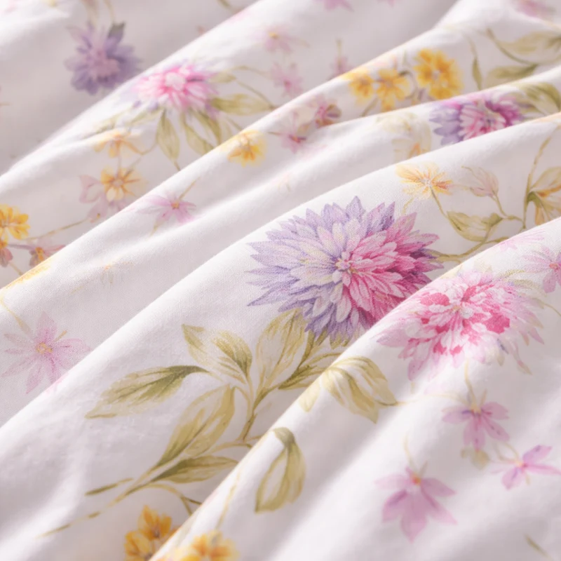 Mako-Satin Bettwäsche Delia – florale Eleganz | Bettwäsche in Deutschland produziert