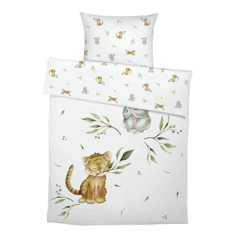 "Koala & Tiger" Premium Kinderbettwäsche