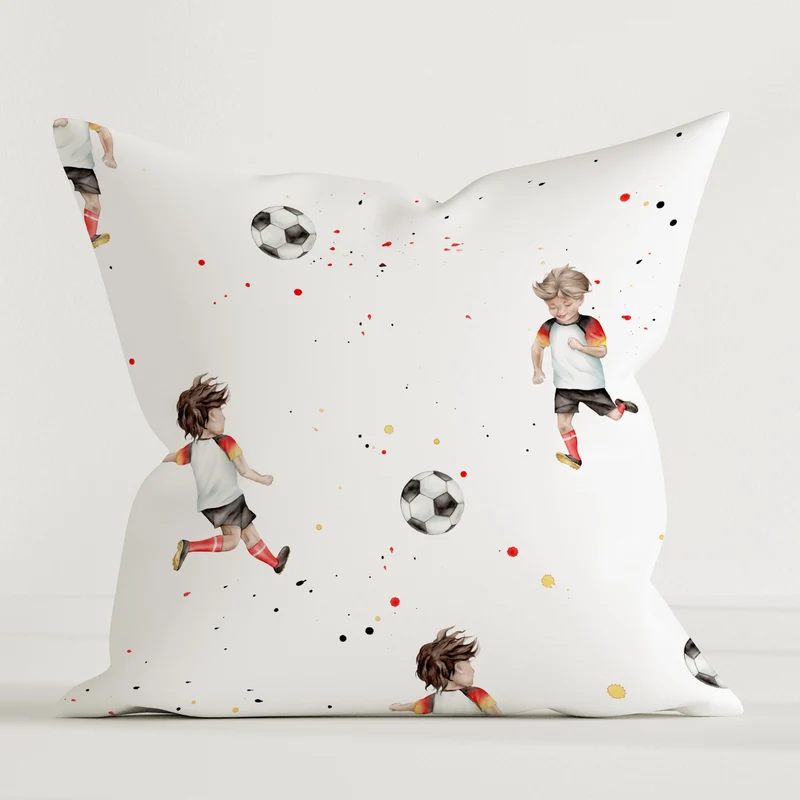 "Fussball" Premium Kinder Dekokissen